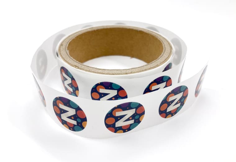 DM用タグシールの紹介写真