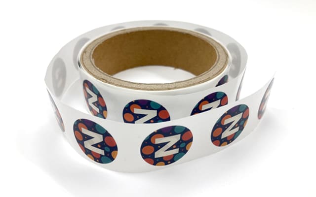 タグシールの商品参考写真